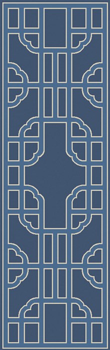 Surya Alameda Blue Runner 26 X 80 Area Rug AMD1071-268 800-33355 Image 0