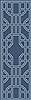 Surya Alameda Blue Runner 26 X 80 Area Rug AMD1071-268 800-33355 Thumb 0