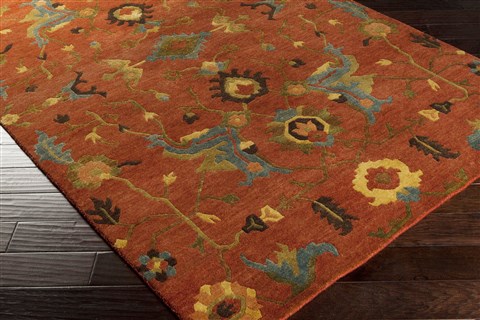Surya Anastacia Orange 90 X 130 Area Rug ANA8411-913 800-33515 Image 1
