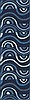 Surya Aura Blue Runner 26 X 80 Area Rug ARA2005-268 800-33592 Thumb 0