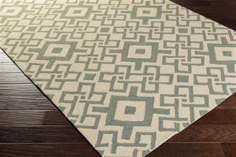 Surya Aura Green 80 X 106 Area Rug ARA2015-8106 800-33645 Image 1