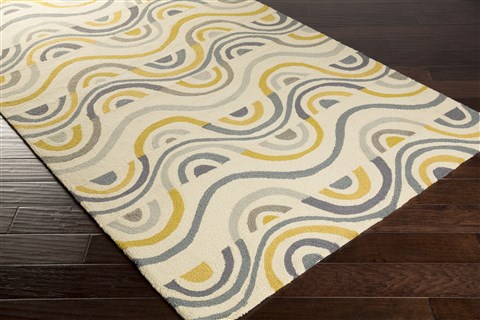 Surya Aura Yellow 33 X 53 Area Rug ARA2019-3353 800-33664 Image 1