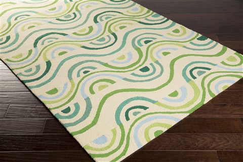 Surya Aura Green 20 X 30 Area Rug ARA2020-23 800-33667 Image 1