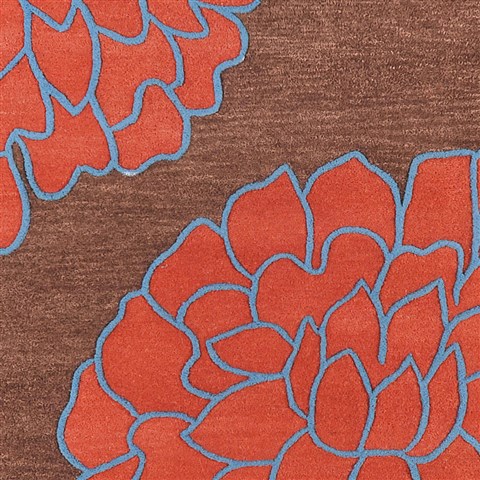 Surya Artist Studio Red Round 80 X 80 Area Rug ART206-8RD 800-33817 Image 1