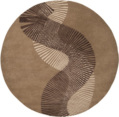 Surya Artist Studio Brown Round 80 X 80 Area Rug ART233-8RD 800-33859 Image 0