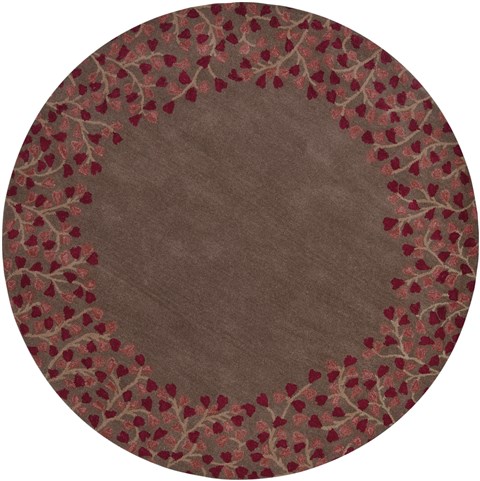 Surya Athena Red Round 80 X 80 Area Rug ATH5003-8RD 800-34005 Image 0