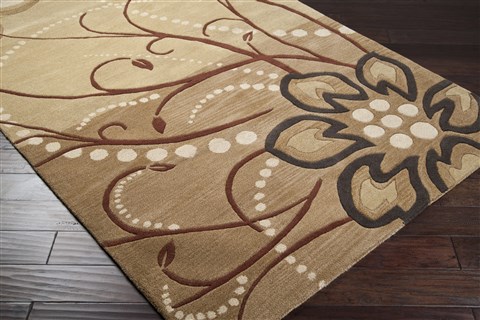 Surya Athena Brown 67 X 140 Area Rug ATH5006-1014 800-34010 Image 1