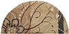 Surya Athena Brown Half Round 40 X 67 Area Rug ATH5006-24HM 800-34013 Thumb 0