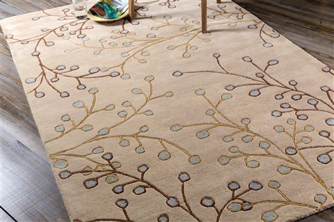 Surya Athena Grey Round 67 X 67 Area Rug ATH5008-4RD 800-34039 Image 1