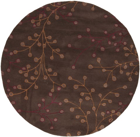 Surya Athena Brown Round 60 X 60 Area Rug ATH5052-6RD 800-34155 Image 0