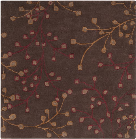 Surya Athena Brown Square 60 X 60 Area Rug ATH5052-6SQ 800-34156 Image 0