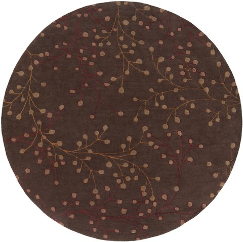 Surya Athena Brown Round 99 X 99 Area Rug ATH5052-99RD 800-34163 Image 0