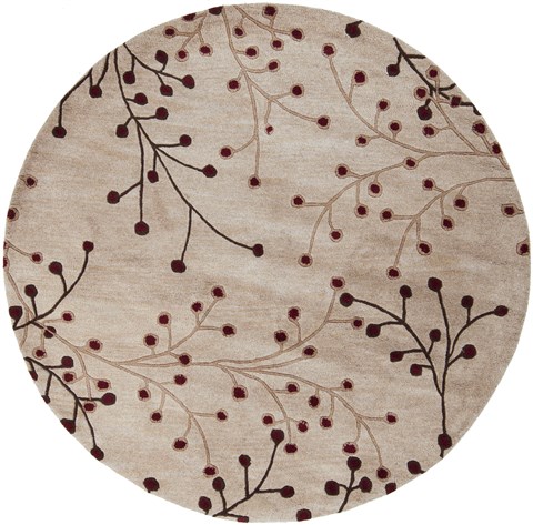 Surya Athena Red Round 40 X 40 Area Rug ATH5053-4RD 800-34172 Image 0