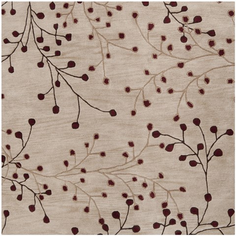 Surya Athena Red Square 40 X 40 Area Rug ATH5053-4SQ 800-34173 Image 0