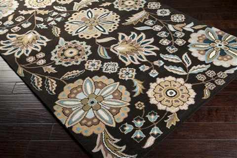 Surya Athena Black 120 X 150 Area Rug ATH5061-1215 800-34254 Image 1