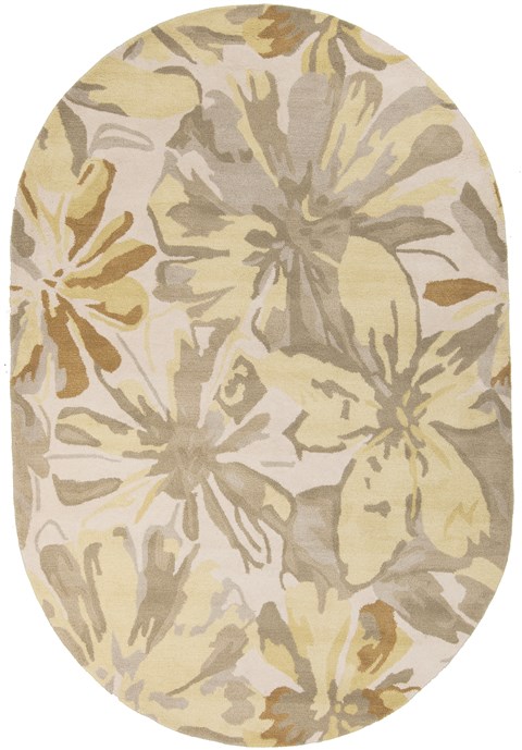 Surya Athena Yellow Oval 60 X 90 Area Rug ATH5071-69OV 800-34309 Image 0
