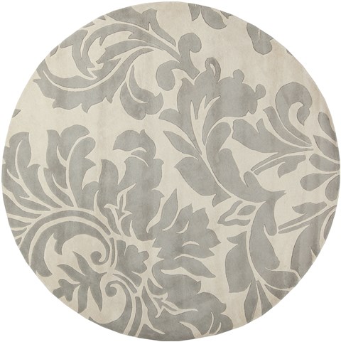 Surya Athena Grey Round 99 X 99 Area Rug ATH5073-99RD 800-34340 Image 0