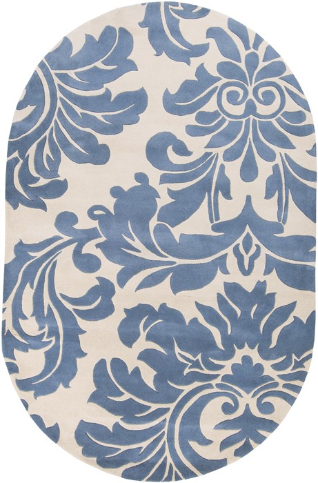 Surya Athena Grey Oval 60 X 90 Area Rug ATH5076-69OV 800-34375 Image 0