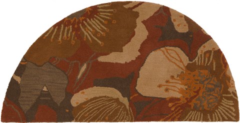 Surya Athena Red Half Round 20 X 40 Area Rug ATH5102-24HM 800-34389 Image 0