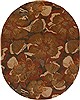 Surya Athena Orange Oval 60 X 90 Area Rug ATH5102-69OV 800-34397 Thumb 0