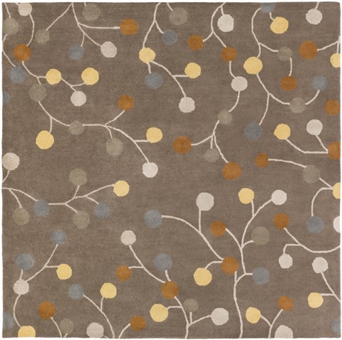 Surya Athena Grey Square 99 X 99 Area Rug ATH5107-99SQ 800-34451 Image 0