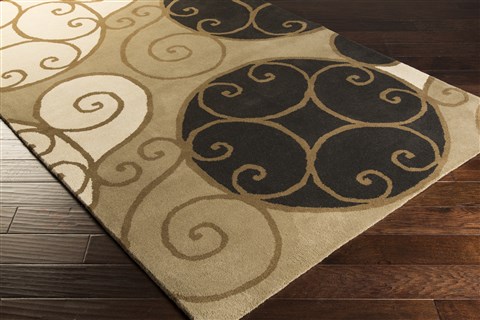 Surya Athena White 60 X 90 Area Rug ATH5111-69 800-34484 Image 1