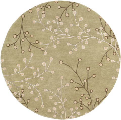 Surya Athena Brown Round 60 X 60 Area Rug ATH5113-6RD 800-34508 Image 0