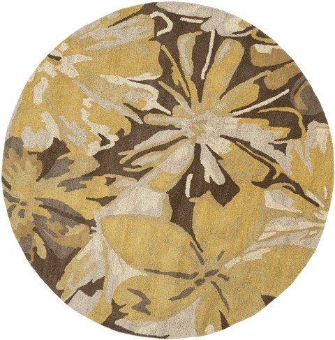 Surya Athena Yellow Round 40 X 40 Area Rug ATH5115-4RD 800-34548 Image 0