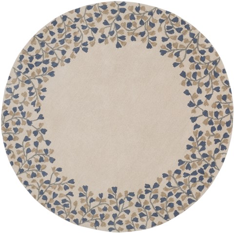 Surya Athena White Round 60 X 60 Area Rug ATH5117-6RD 800-34597 Image 0