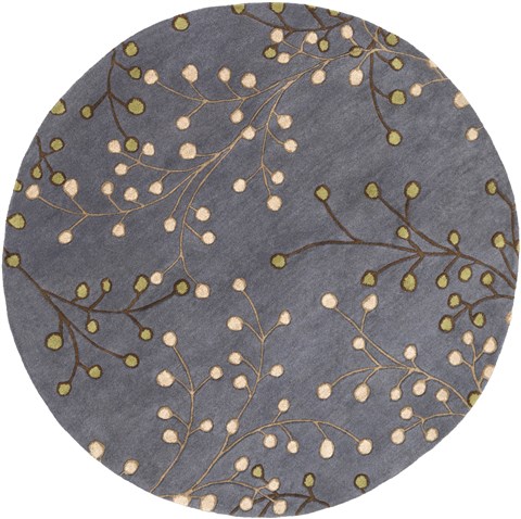 Surya Athena Grey Round 60 X 60 Area Rug ATH5125-6RD 800-34729 Image 0