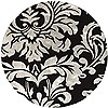 Surya Athena Black Round 60 X 60 Area Rug ATH5131-6RD 800-34827 Thumb 0