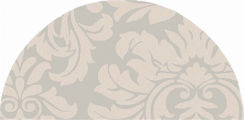 Surya Athena Grey Half Round 20 X 40 Area Rug ATH5132-24HM 800-34840 Image 0