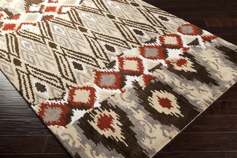 Surya Banshee Red 80 X 110 Area Rug BAN3328-811 800-35345 Image 1