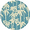 Surya Bondi Beach Blue Round 80 X 80 Area Rug BBC2008-8RD 800-35562 Thumb 0