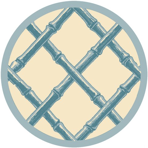 Surya Bondi Beach Blue Round 80 X 80 Area Rug BBC2015-8RD 800-35605 Image 0