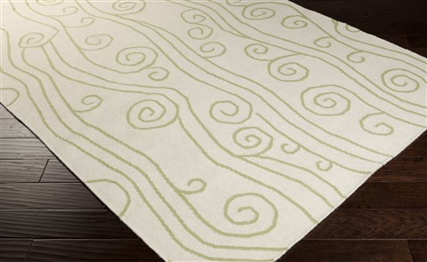 Surya Boardwalk White 20 X 30 Area Rug BDW4006-23 800-35791 Image 1