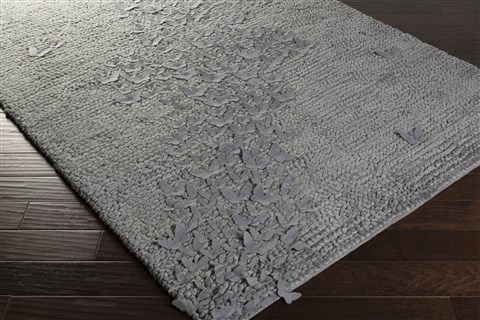Surya Butterfly Grey 20 X 30 Area Rug BFY6803-23 800-35943 Image 1