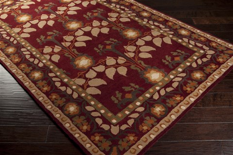 Surya Bungalo Red 33 X 53 Area Rug BNG5020-3353 800-36164 Image 1