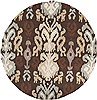 Surya Brentwood Brown Round 30 X 30 Area Rug BNT7673-3RD 800-36184 Thumb 0