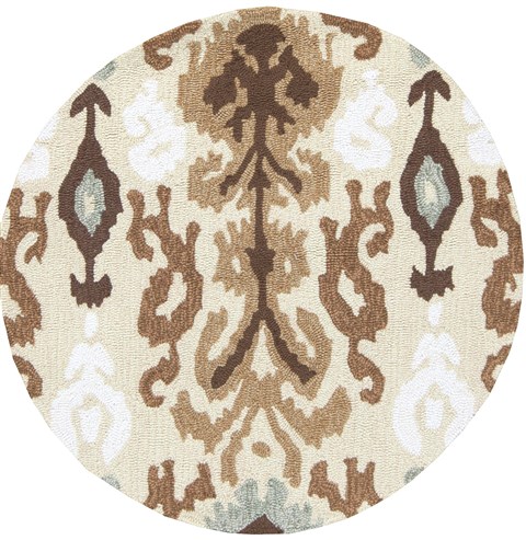 Surya Brentwood White Round 30 X 30 Area Rug BNT7674-3RD 800-36193 Image 0