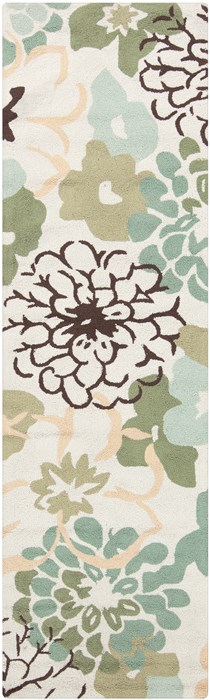 Surya Brentwood White Runner 23 X 80 Area Rug BNT7692-238 800-36242 Image 0