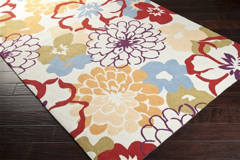 Surya Brentwood White 50 X 80 Area Rug BNT7693-58 800-36252 Image 1