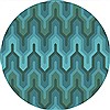 Surya Brentwood Blue Round 40 X 40 Area Rug BNT7700-4RD 800-36299 Thumb 0