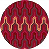 Surya Brentwood Red Round 30 X 30 Area Rug BNT7701-3RD 800-36306 Thumb 0