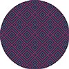 Surya Brentwood Purple Round 30 X 30 Area Rug BNT7705-3RD 800-36339 Thumb 0