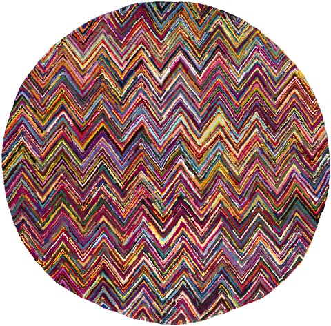 Surya Boho Purple Round 80 X 80 Area Rug BOH2000-8RD 800-36348 Image 0