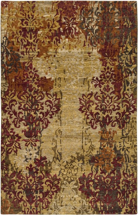 Surya Brocade White 90 X 130 Area Rug BRC1002-913 800-36365 Image 0