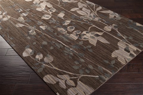 Surya Brocade Grey 50 X 80 Area Rug BRC1003-58 800-36367 Image 1