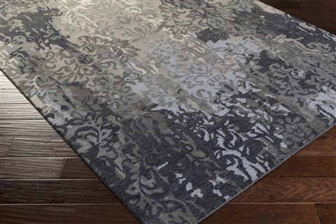 Surya Brocade Grey 80 X 110 Area Rug BRC1010-811 800-36377 Image 1