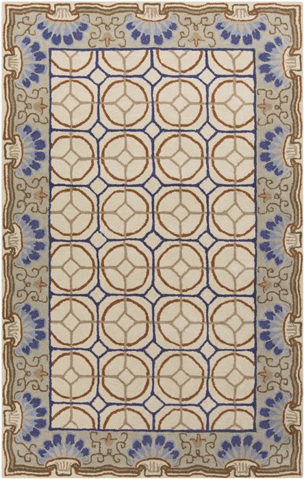 Surya Bordeaux Brown 80 X 110 Area Rug BRD6000-811 800-36387 Image 0